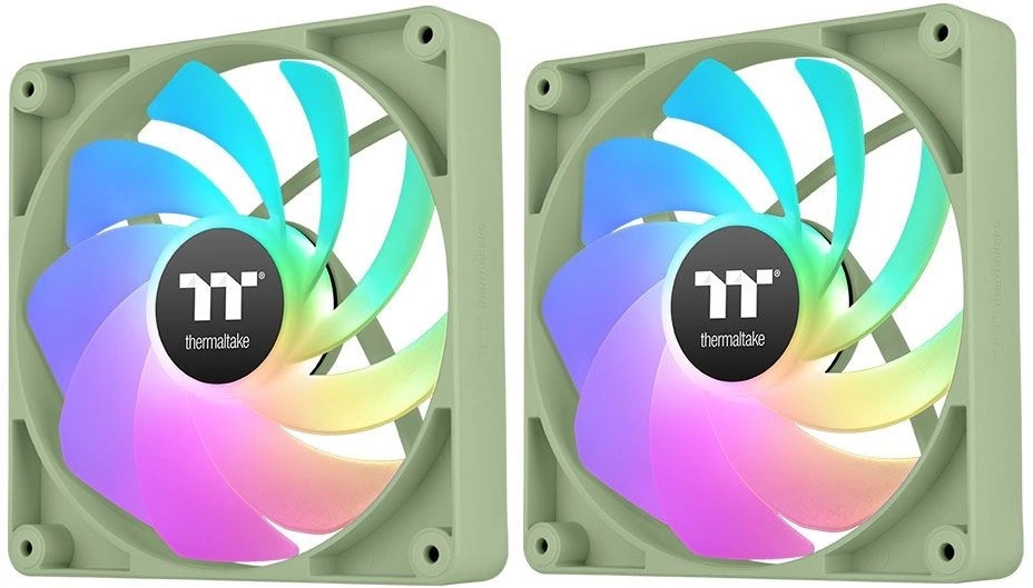 

Вентилятор для корпуса Thermaltake CT120 Reverse ARGB Sync Matcha CL-F200-PL12MG-A 120x120x25mm, зеленый, 500-2000rpm, 65.82CFM, 31.2dBa, 4-pin PWM, (, CT120 Reverse ARGB Sync Matcha