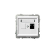 фото Розетка Ospel GPK-1R/K/m/00