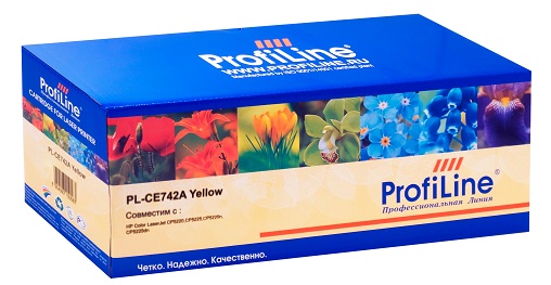 

Картридж ProfiLine PL-CE742A для принтеров HP Color LaserJet CP5225/5225n/5225dn Yellow 7300 копий ProfiLine, PL-CE742A