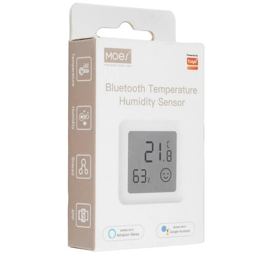 

Датчик температуры и влажности Moes BSS-X-TH-LF-C Bluetooth Temperature and Humidity Sensor, BSS-X-TH-LF-C