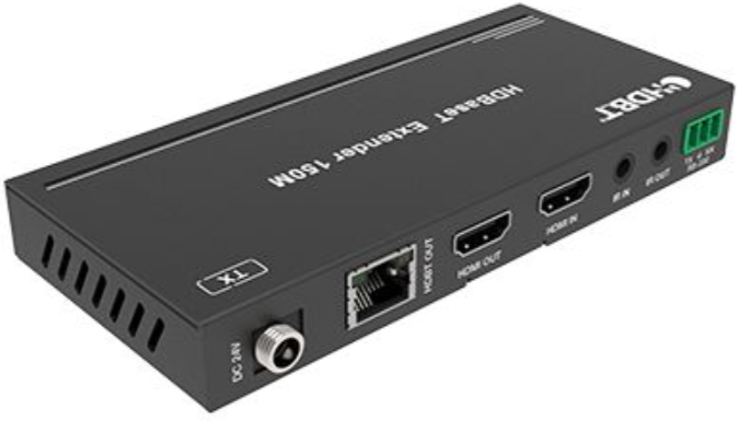 

Комплект Infobit E150CG удлинителя сигнала, HDMI до 150 м. 1080p, 120 м. 4K/60 Гц, двунаправленный ИК и RS232, POC и HDCP 2.2., E150CG