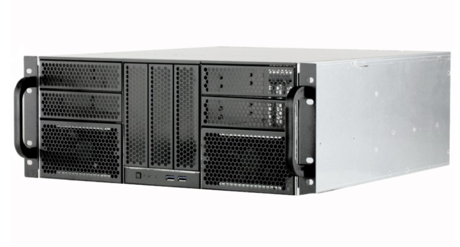 

Корпус серверный 4U Procase RE411-D7H6-FC-55 7x5.25+6HDD,черный,без блока питания,глубина 550мм,MB CEB 12"x10,5", панель вентиляторов 3*120x25 PWM, RE411-D7H6-FC-55