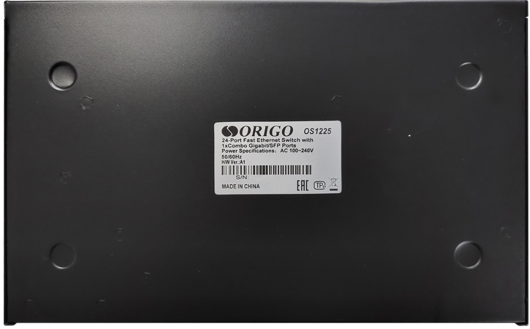 

Коммутатор неуправляемый ORIGO OS1225/A1A 25-портовый 100 Мбит/с с гигабитным комбо-портом, OS1225/A1A