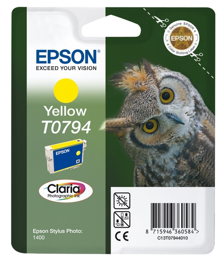 Изображение товара Тонер-картридж Epson C13T07944010 Желтый для струйных принтеров Epson