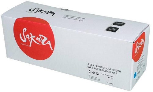 

Картридж Sakura SACF411X для HP LaserJet Pro M452nw, M452dn, M477fnw, M477fdw, M477fdn, M377dw, синий, 5000к., SACF411X