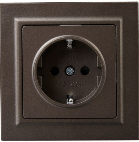 фото Розетка с заземлением в сборе IEK BR-R14-16-K45-F в Красноярске