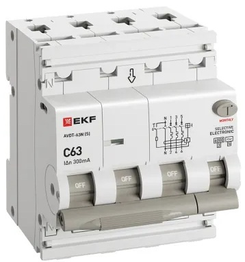 фото Автомат дифференциальный EKF D63N46ES63C300 в Санкт-Петербургe
