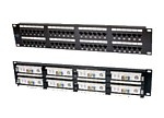 фото Патч-панель 19, 48xRJ45, UTP, Кат. 6 Eurolan 27B-U6-48BL в Екатеринбурге