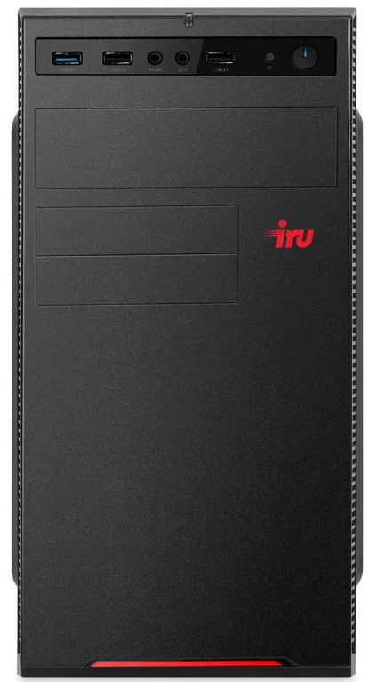 

Компьютер iRu Опал 613 MT 2002031 i3 12100/8GB/512GB SSD/UHDG 730/GbitEth/400W/kb/мышь/Free DOS/black, Опал 613 MT