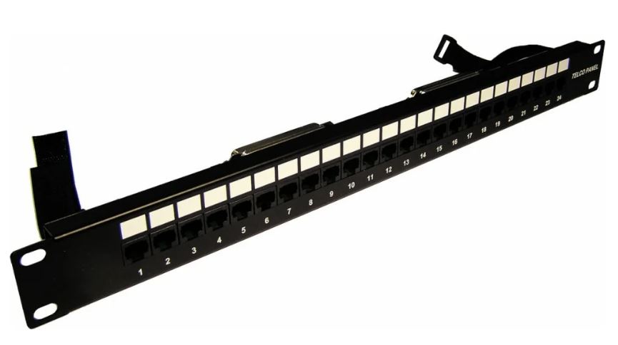 

Патч-панель TWT TWT-PP24TLC-1236 TELCO, 19", 24 порта RJ-45, 1U, контакты 12, 36, TWT-PP24TLC-1236