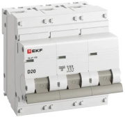 фото Автоматический выключатель EKF mcb47100-3-20D-pro