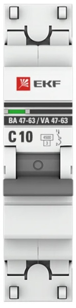 фото Автоматический выключатель  EKF mcb4763-4-10C-pro в Волгограде