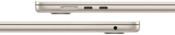 фото Ноутбук  Apple Macbook Air 15 (2025) в Уфе 15.3 ", M, 16 Гб RAM, 512 Гб SSD, M4 10-Core GPU, Золотистый