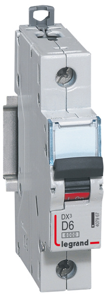 Изображение товара Автоматический выключатель Legrand 407967 6 А IP20 DX³