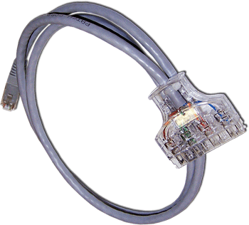

Кабель патч-корд Lanmaster LAN-45-P4-1m 110 тип - RJ45, 4 пары, UTP, 1 м, LAN-45-P4-1m