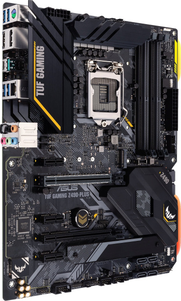 фото Материнская плата ASUS TUF GAMING Z490-PLUS, LGA1200, Intel Z490, ATX