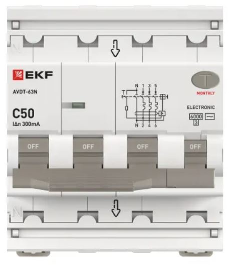фото Автомат дифференциальный EKF D63N46E50C300
