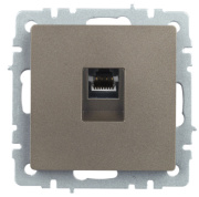 фото Розетка компьютерная IEK BR-K10-1-K37