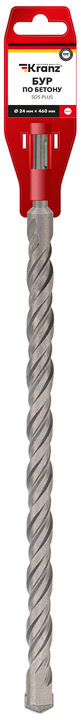 

Бур KRANZ KR-91-0056 по бетону 24x460x400 мм SDS PLUS, KR-91-0056