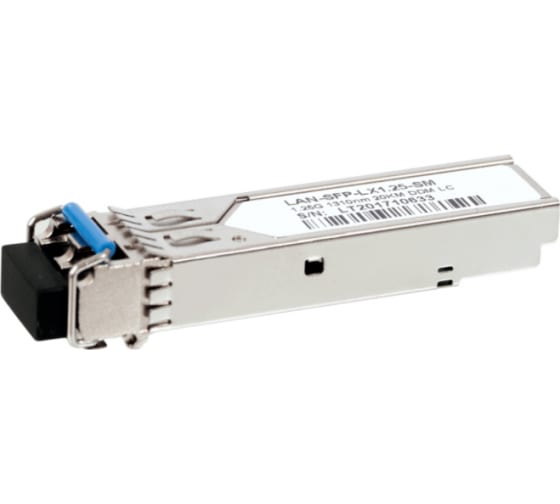 

Модуль SFP Lanmaster LAN-SFPi-LX1.25-SM LX 20км, 1310нм, SM, duplex LC, 1.25Gbps, промышленный, DDM, Cisco, LAN-SFPi-LX1.25-SM