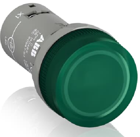 

Лампа ABB 1SFA619403R5022 со светодиодом зеленая 24В AC/DC, 1SFA619403R5022