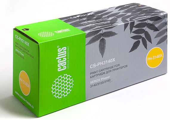 

Картридж Cactus CS-PH3140X для принтеров XEROX Phaser 3140/ 3155/ 3160, 2500 стр. (108R00909), CS-PH3140X