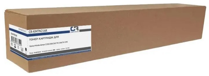 

Тонер-картридж CopyRite CR-KMTN216K для Konica Minolta bizhub C220/C280/C360 TN-216K/TN-319K, 29000стр, black, CR-KMTN216K