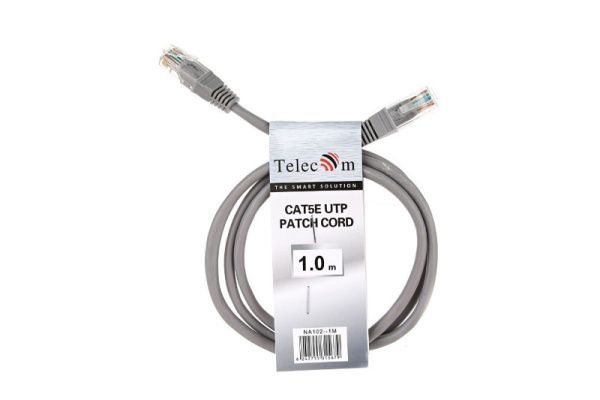 фото Кабель патч-корд U/UTP 5e кат. 1м Telecom NA102--1M в Уфе