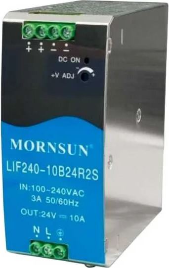 

Преобразователь AC-DC сетевой Mornsun LIF240-10B24R2S вых: 240 Вт; Выход: 24 В;10A; Стабилизация: напряжение; Вход: 110/220В авто; на DIN рейку., LIF240-10B24R2S