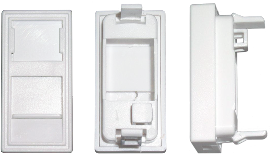 

Вставка MDX MDX-SIP-22-1K 22,5х45 (Mosaic) для 1 модуля Keystone, со шторкой, MDX-SIP-22-1K