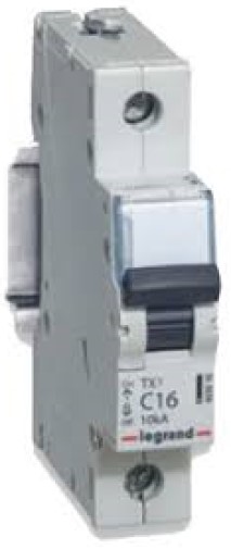 

Автоматический выключатель Legrand 403913 TX³ 6000 - 10 кА - тип характеристики C, 1П, 230/400 В~, 6 А, 1 модуль, 403913