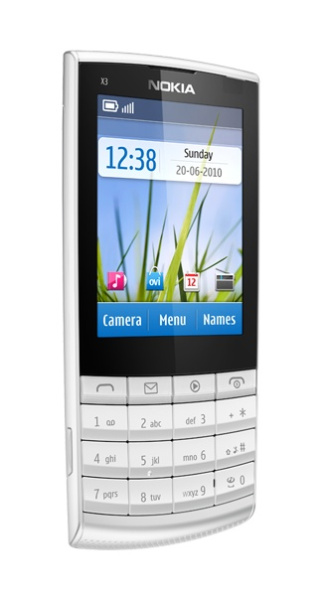 фото Мобильный телефон  Nokia X3-02.5 White Silver