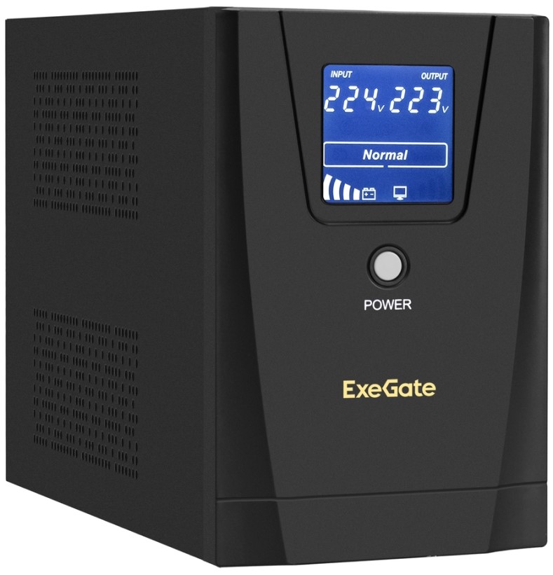 

Источник бесперебойного питания Exegate SpecialPro Smart LLB-1500.LCD.AVR.C13.RJ 1500VA/950W, LCD, AVR, 6*IEC-C13, RJ45/11, black, SpecialPro Smart LLB-1500.LCD.AVR.C13.RJ