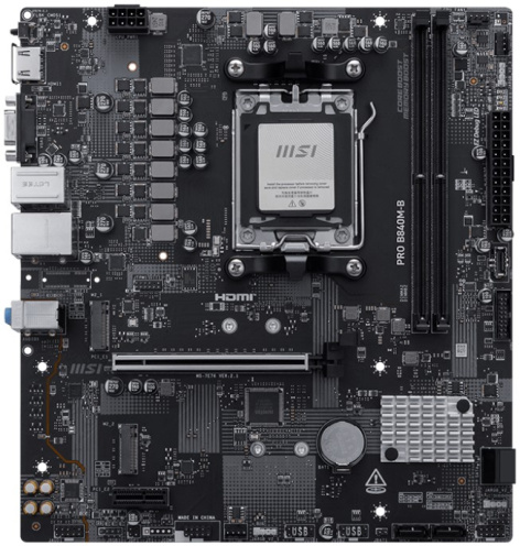 фото Материнская плата mATX MSI PRO B840M-B в Челябинске