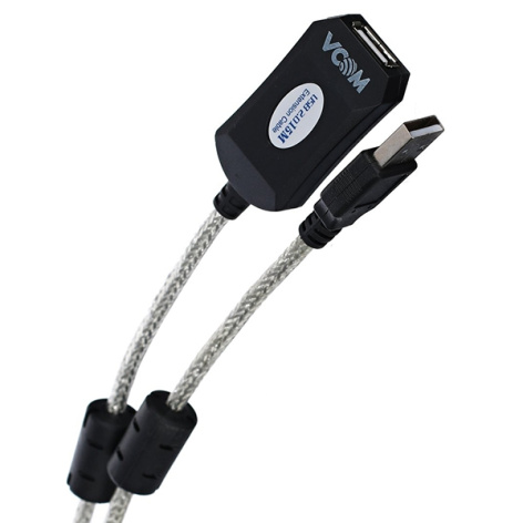 фото Кабель интерфейсный USB 2.0 удлинитель VCOM VUS7049-15M в Самаре