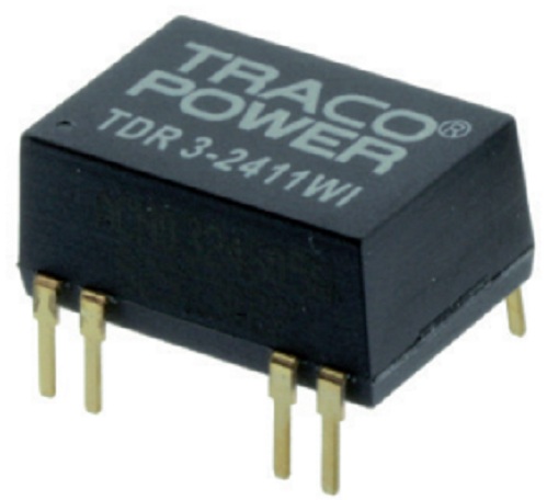 

Преобразователь DC-DC модульный TRACO POWER TDR 3-2411WI Монтаж: на плату, DIP; P вых: 3 Вт; #: 1; U вх: 9...36 В; Выход: 5 В; Возможности: дистанцио, TDR 3-2411WI