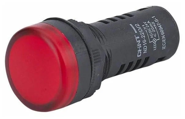 

Индикатор CHINT 146692 помехозащищенный ND16-22D/4K2 красн. AC 230В, 146692