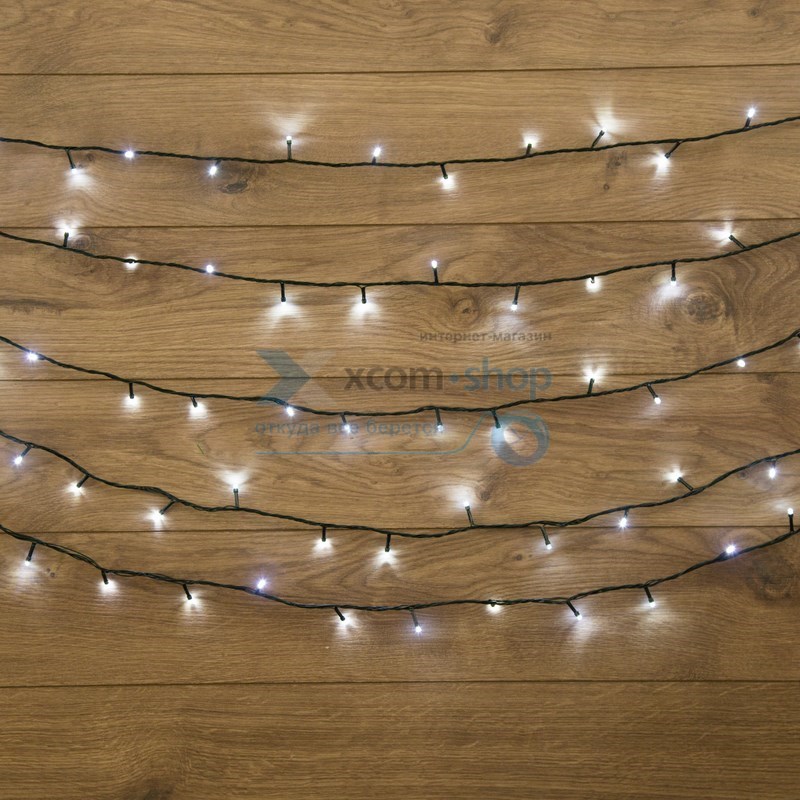 

Гирлянда NEON-NIGHT 303-025 твинкл лайт 6м, темно-зеленый ПВХ, 40 LED, цвет белый, 303-025