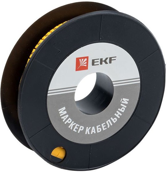 

Маркер на кабель EKF plc-KM-4-5 4,0 мм2 "5" (500 шт.) (ЕС-2), plc-KM-4-5