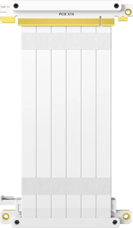 

Кабель PCCooler PCI-E3.0 WH для корпуса PCI-Express4.0 PCIE 3.0/PCIE 4.0 X16 Graphics Card Extension Cable 185mm White, PCI-E3.0 WH