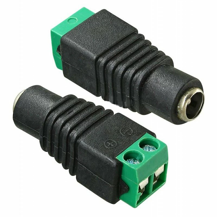 

Разъем PROconnect 14-0315-4 питания гнездо 2.1х5.5 мм с клеммной колодкой, 14-0315-4