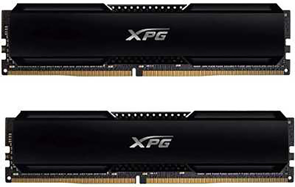 

Модуль памяти DDR4 64GB (2*32GB) ADATA AX4U320032G16A-DCBK20 XPG GAMMIX D20 PC4-25600 3200MHz CL16 радиатор 1.35V RTL, AX4U320032G16A-DCBK20