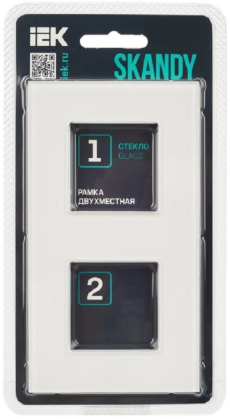 фото Рамка двойная  IEK SK-M22-G-K01 в Красноярске