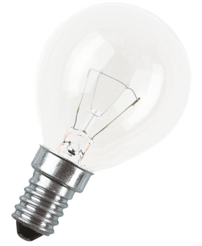 

Лампа накаливания LEDVANCE 4008321666222 CLASSIC P CL 60W E14 OSRAM, 4008321666222