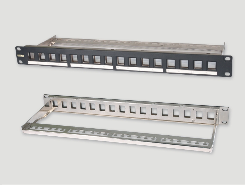 

Патч-панель Eurolan 27B-00-24BL наборная 19", 1U, 24 порта под UTP Keystone, 27B-00-24BL