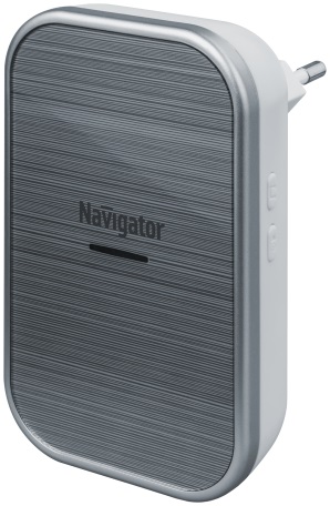 

Звонок дверной Navigator NDB-D-AC04-1V1-S 36 мелодий, питание 230В, 50/60 Гц (кнопка пост. с батарейкой 1x23А 12В), IP20/IP44, серебро (80507), NDB-D-AC04-1V1-S