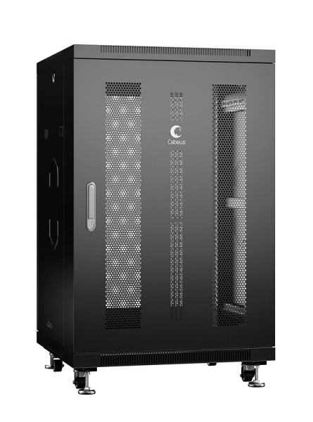 фото Шкаф напольный 19", 18U Cabeus ND-05C-18U60/60-BK в Перми