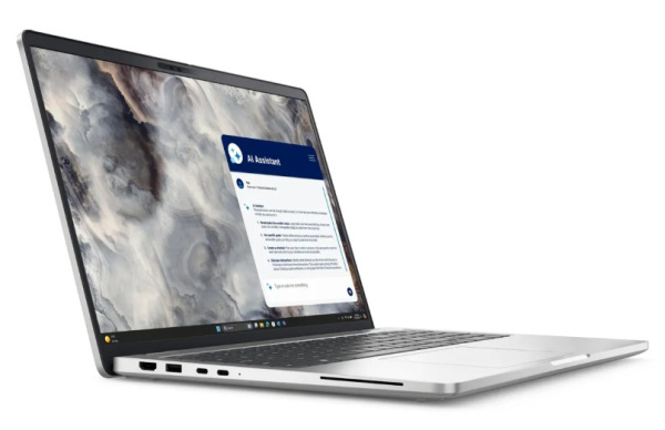 фото Ноутбук  Dell 16 Pro Plus в Смоленске 16 ", Core Ultra 7, 16 Гб RAM, 1 Тб SSD, Arc graphics, Серебристый