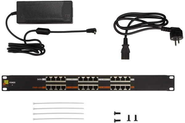 

Панель Lanmaster LAN-PP12-POE/A1 POE 19", 12 портов, с одним блоком питания 48V, 120W, LAN-PP12-POE/A1