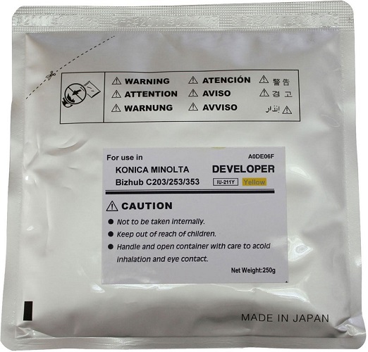 

Картридж CET Девелопер для KONICA MINOLTA Bizhub C200/C203/C253/C353 (CET) Magenta, 250г/пак, 75000 стр., CET6826, CET6826